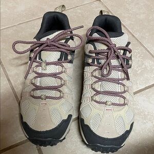 Merrell Pink and Black Trail Shoes